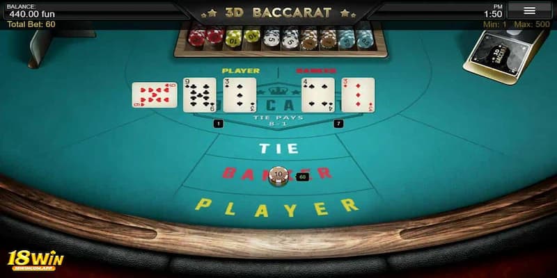 Chiến thuật chinh phục baccarat 18win